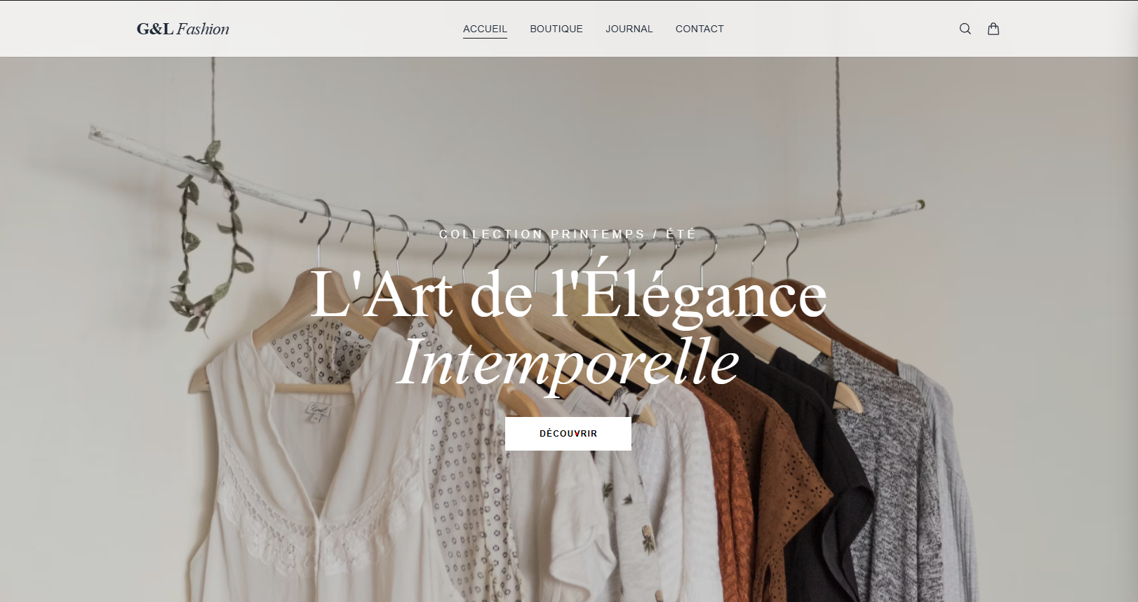 Réalisation — G&L Fashion